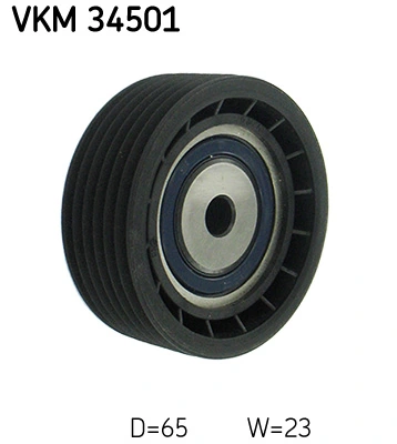 Deflection/Guide Pulley, V-ribbed belt
