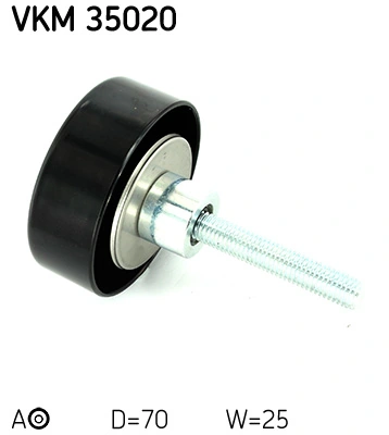 Deflection/Guide Pulley, V-ribbed belt