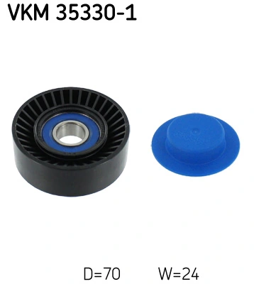 Deflection/Guide Pulley, V-ribbed belt