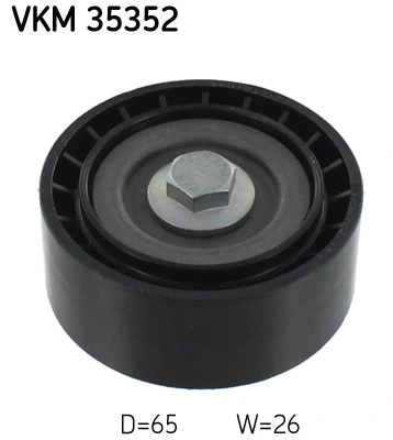 Deflection/Guide Pulley, V-ribbed belt