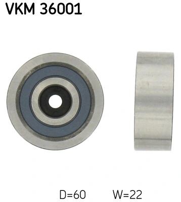 Deflection/Guide Pulley, V-ribbed belt