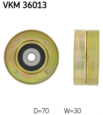 Deflection/Guide Pulley, V-ribbed belt