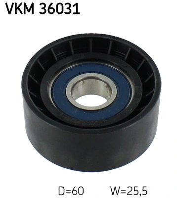 Deflection/Guide Pulley, V-ribbed belt