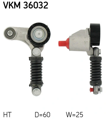 Belt Tensioner, V-ribbed belt