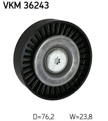 Deflection/Guide Pulley, V-ribbed belt