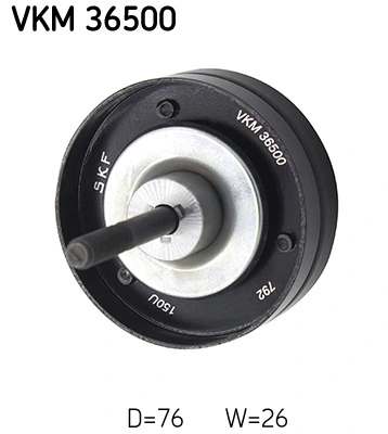Deflection/Guide Pulley, V-ribbed belt