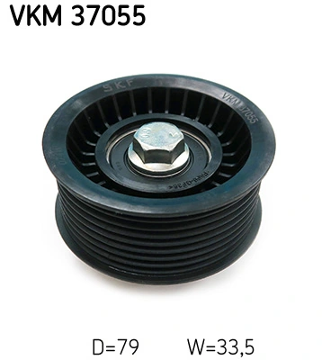 Deflection/Guide Pulley, V-ribbed belt