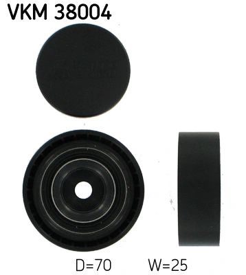 Deflection/Guide Pulley, V-ribbed belt
