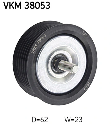 Deflection/Guide Pulley, V-ribbed belt