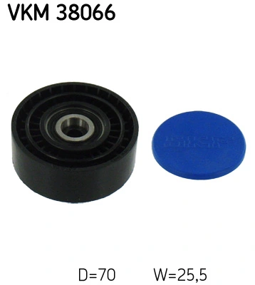 Deflection/Guide Pulley, V-ribbed belt