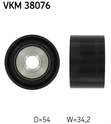 Deflection/Guide Pulley, V-ribbed belt