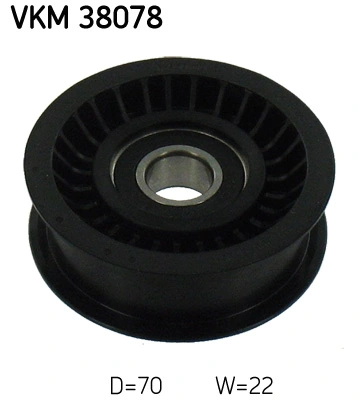 Deflection/Guide Pulley, V-ribbed belt