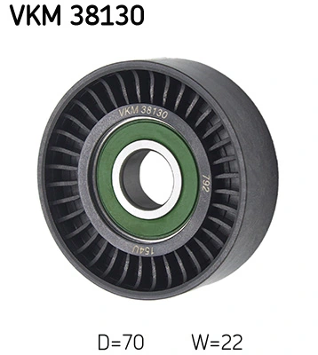 Deflection/Guide Pulley, V-ribbed belt