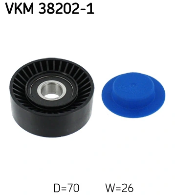 Deflection/Guide Pulley, V-ribbed belt