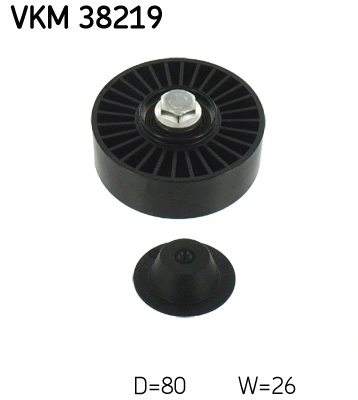 Deflection/Guide Pulley, V-ribbed belt