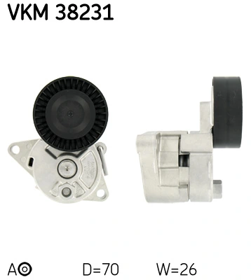 Belt Tensioner, V-ribbed belt