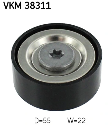 Deflection/Guide Pulley, V-ribbed belt