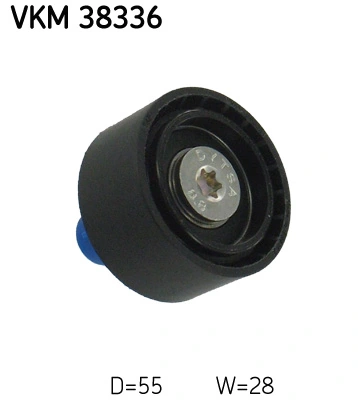 Deflection/Guide Pulley, V-ribbed belt