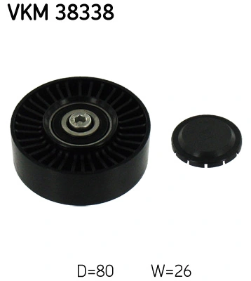 Deflection/Guide Pulley, V-ribbed belt