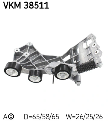 Belt Tensioner, V-ribbed belt