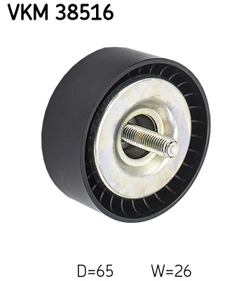 Deflection/Guide Pulley, V-ribbed belt