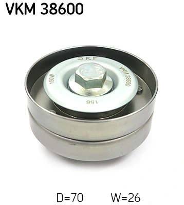 Deflection/Guide Pulley, V-ribbed belt