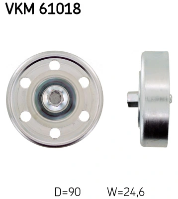 Deflection/Guide Pulley, V-ribbed belt