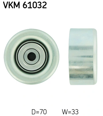 Deflection/Guide Pulley, V-ribbed belt
