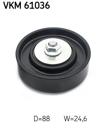 Deflection/Guide Pulley, V-ribbed belt