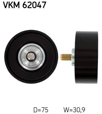 Deflection/Guide Pulley, V-ribbed belt