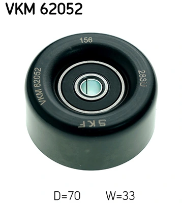 Deflection/Guide Pulley, V-ribbed belt