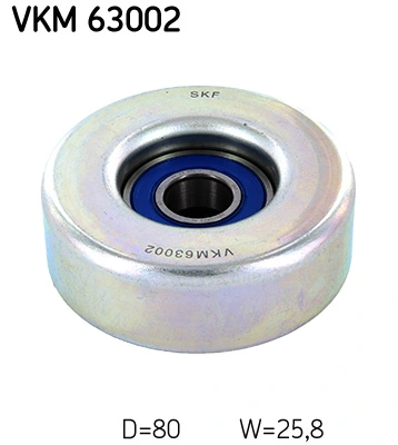 Deflection/Guide Pulley, V-ribbed belt