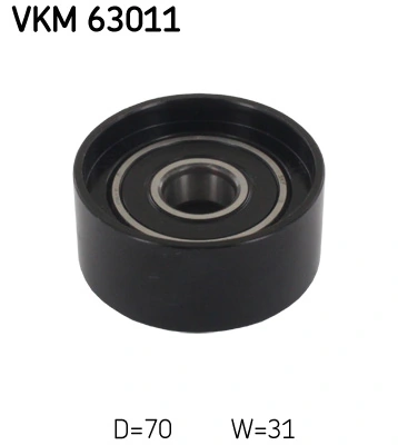 Deflection/Guide Pulley, V-ribbed belt