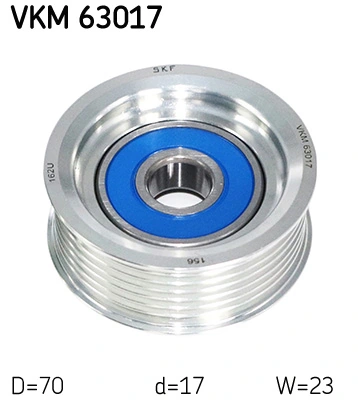 Deflection/Guide Pulley, V-ribbed belt
