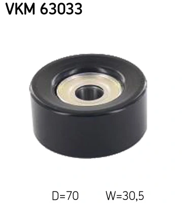 Deflection/Guide Pulley, V-ribbed belt