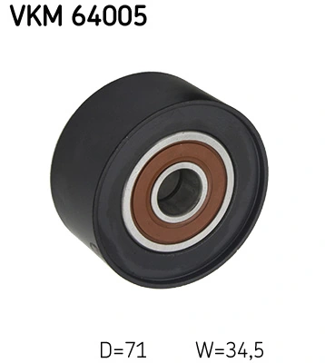 Deflection/Guide Pulley, V-ribbed belt