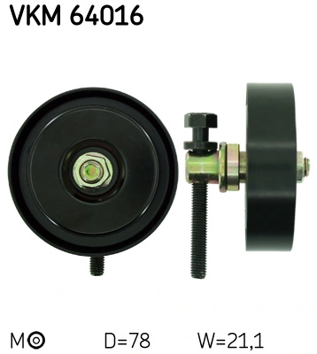 Deflection/Guide Pulley, V-ribbed belt