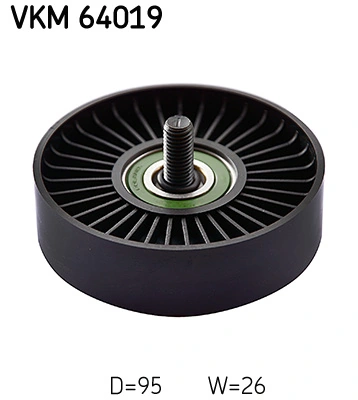 Deflection/Guide Pulley, V-ribbed belt