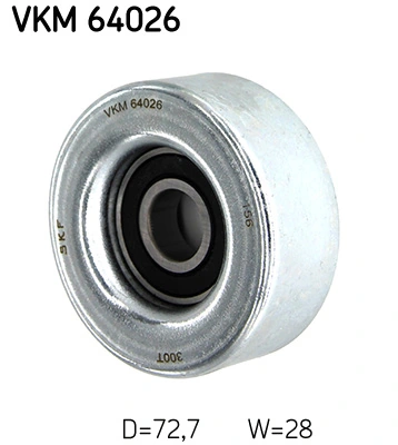 Deflection/Guide Pulley, V-ribbed belt