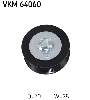 Deflection/Guide Pulley, V-ribbed belt