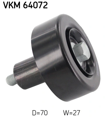 Deflection/Guide Pulley, V-ribbed belt