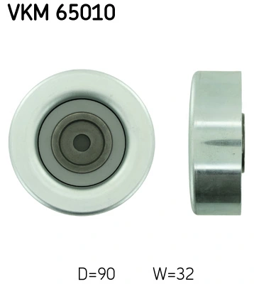 Deflection/Guide Pulley, V-ribbed belt