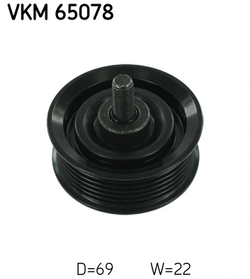 Deflection/Guide Pulley, V-ribbed belt