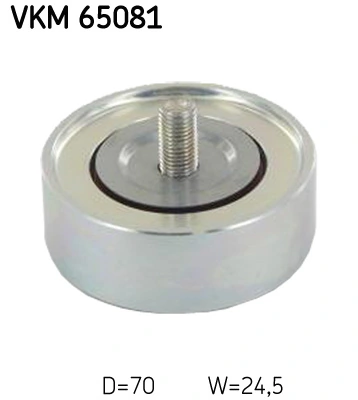 Deflection/Guide Pulley, V-ribbed belt
