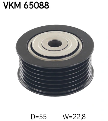 Deflection/Guide Pulley, V-ribbed belt