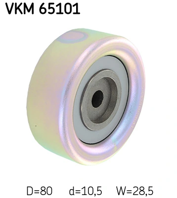 Deflection/Guide Pulley, V-ribbed belt