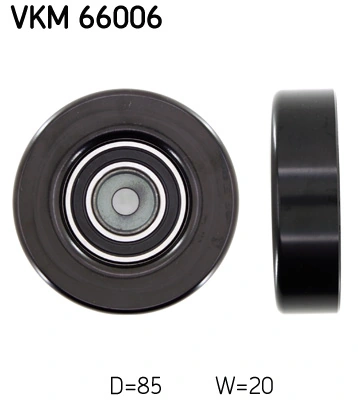 Deflection/Guide Pulley, V-ribbed belt