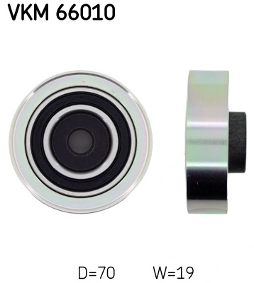 Deflection/Guide Pulley, V-ribbed belt