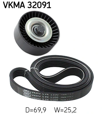 V-ribbed Belt Set