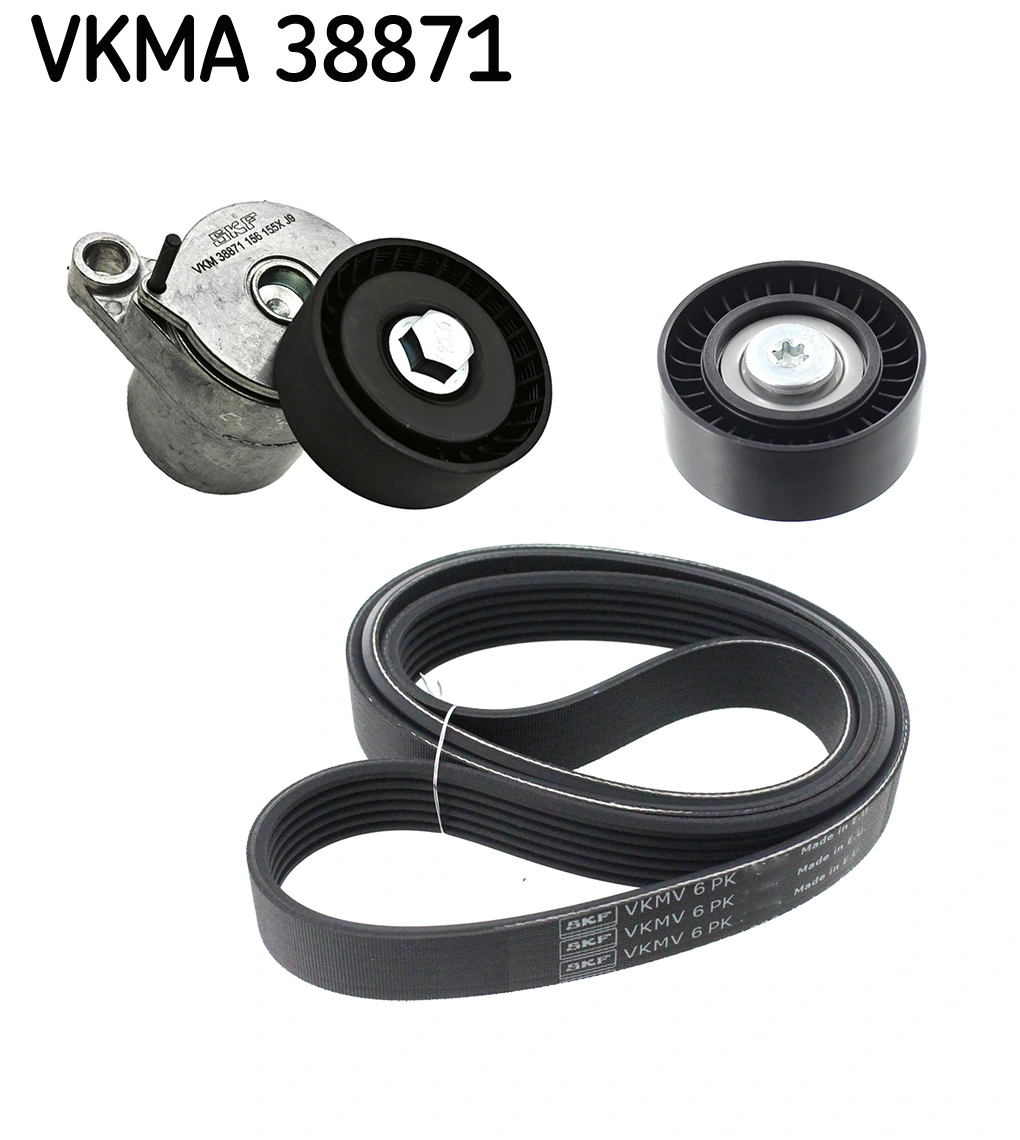 V-ribbed Belt Set